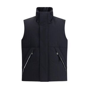 LAMINAR Puffer Vest High Neck Men Black Jackets